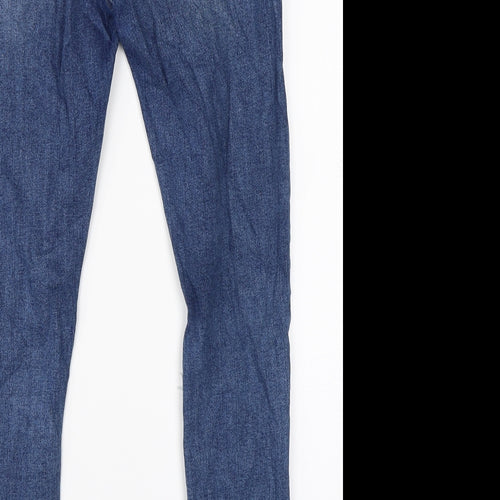 Very Womens Blue  Denim Skinny Jeans Size 10 L26 in