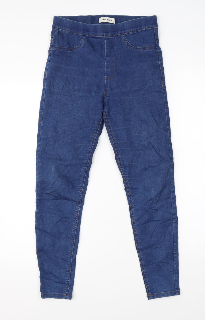 Marks & Spencer Womens Blue Denim Jegging Jeans Size 8 L24 in