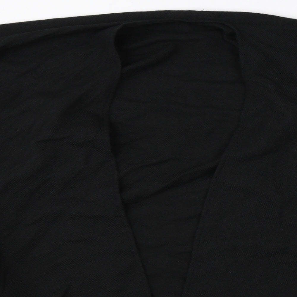 Unmade Womens Black   Cape Jumper One Size