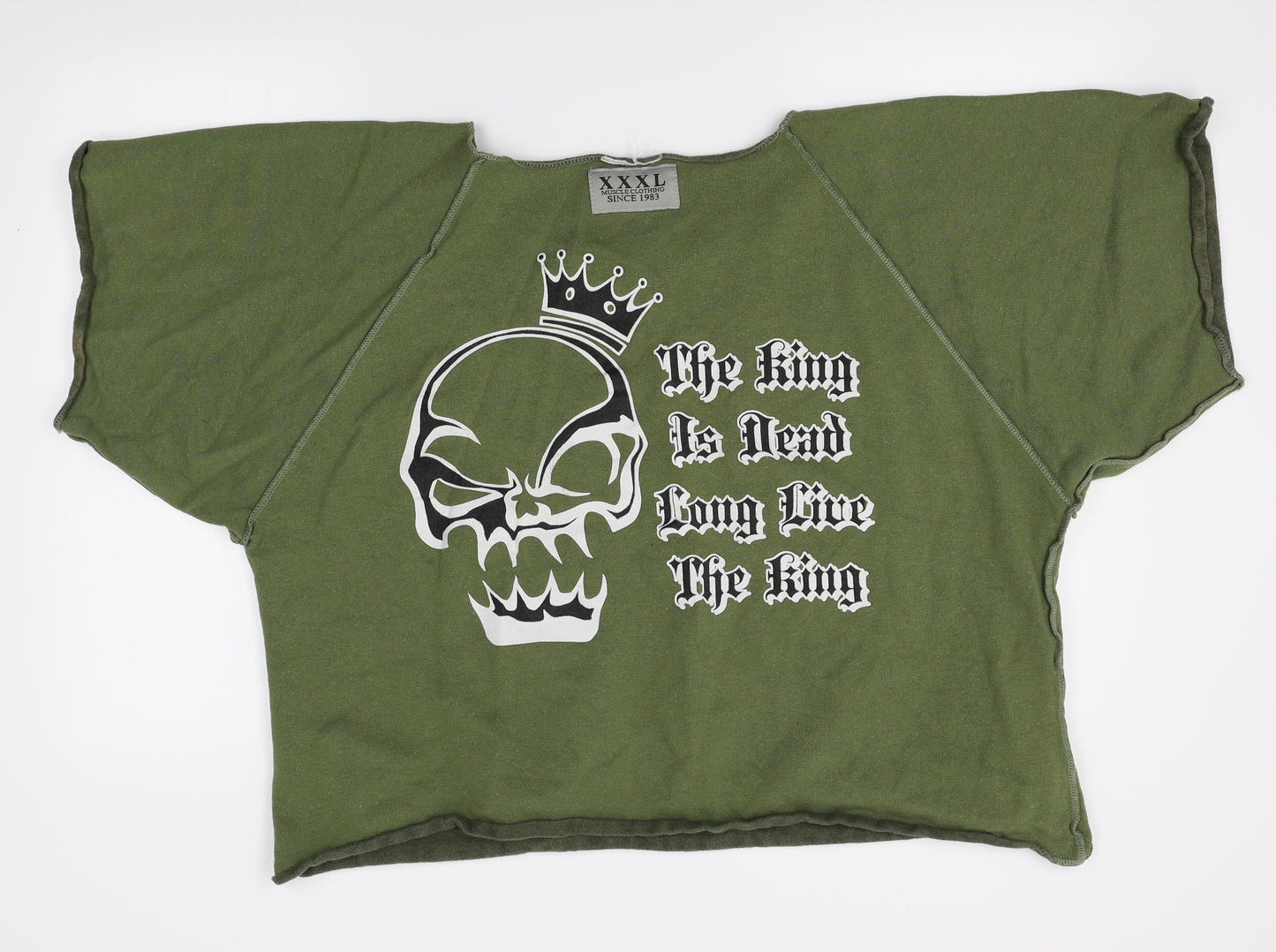 Muscle Clothing Womens Green   Basic T-Shirt Size 3XL