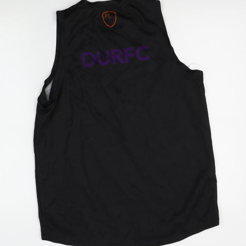 Playerlayer Mens Black   Basic Tank Size XL  - Durham University Rugby