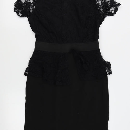 Cupcake Womens Black   Pencil Dress  Size 14