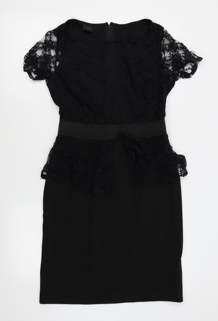 Cupcake Womens Black   Pencil Dress  Size 14