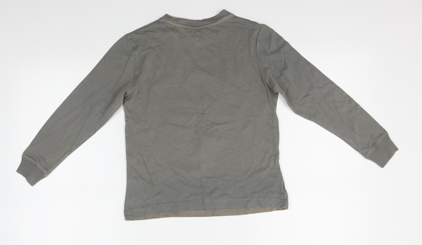 Joe Fresh Boys Grey   Basic T-Shirt Size 8 Years