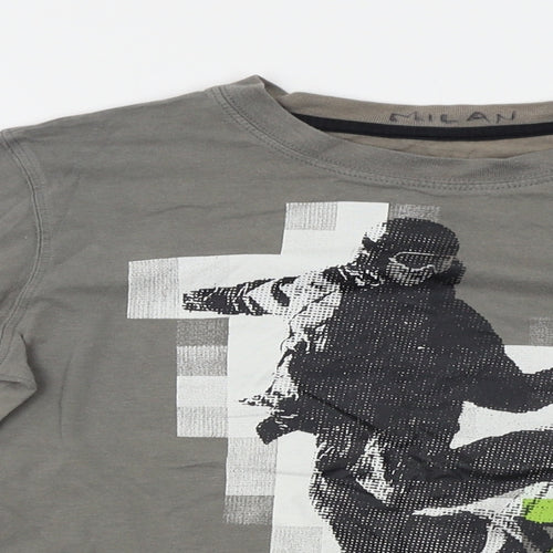 Joe Fresh Boys Grey   Basic T-Shirt Size 8 Years
