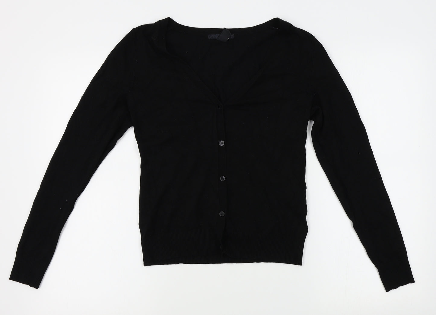 H&M Womens Black   Cardigan Jumper Size 10