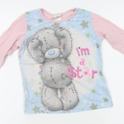 me to you Girls Pink   Top Pyjama Top Size 7-8 Years  - I'm a star