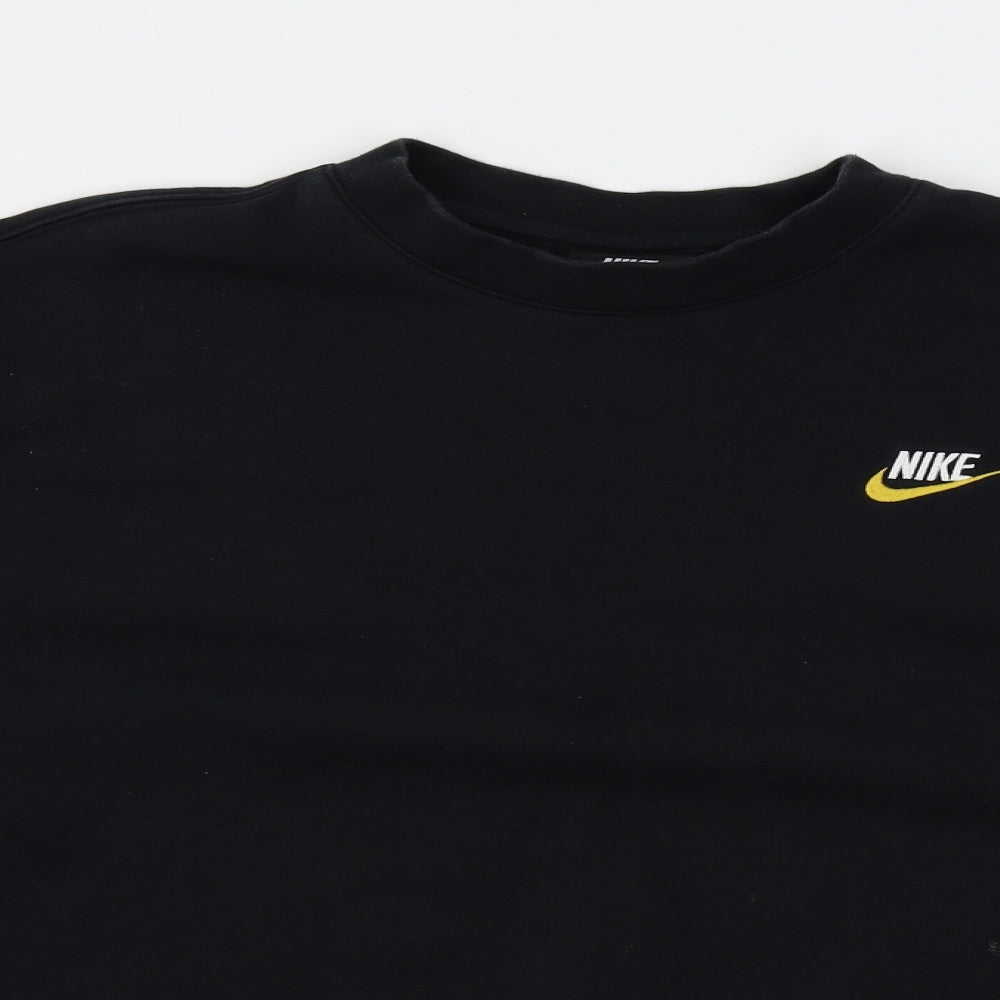 Nike Mens Black   Pullover Sweatshirt Size S