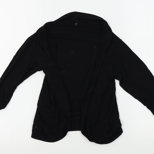 Preworn Womens Black   Cardigan Jumper Size L