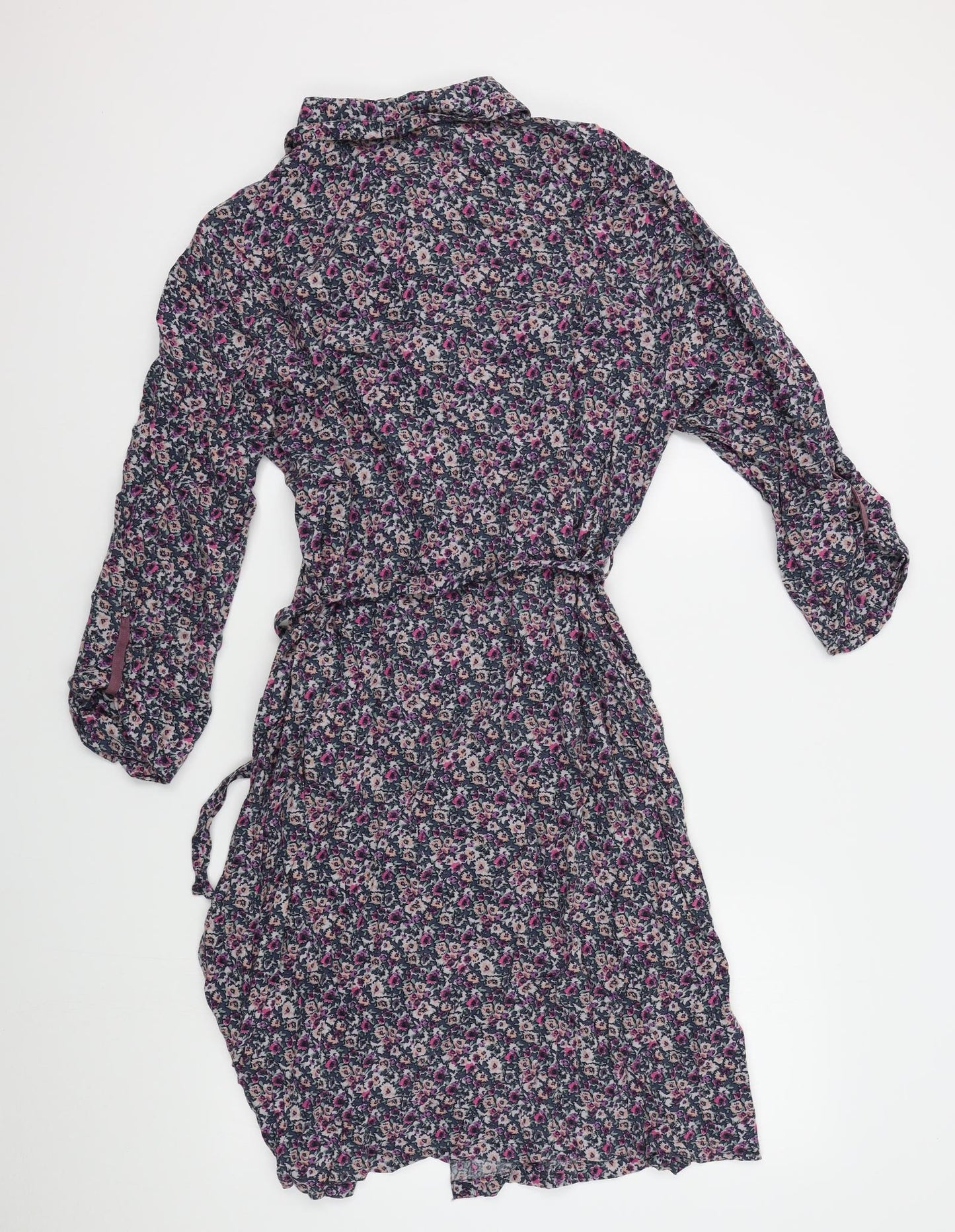 TU Womens Purple Floral  A-Line  Size 16