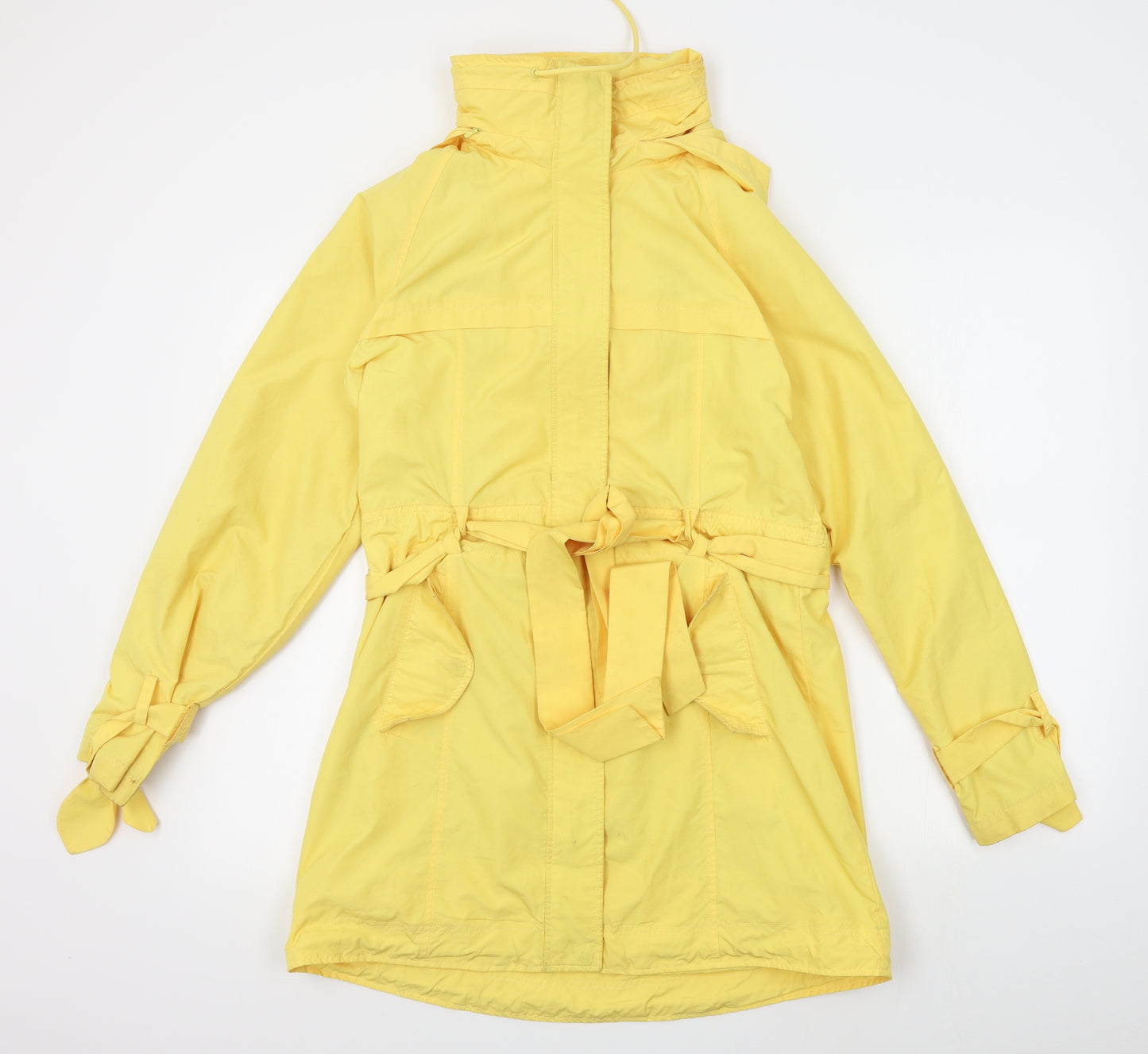 Joules Womens Yellow   Overcoat Coat Size 10
