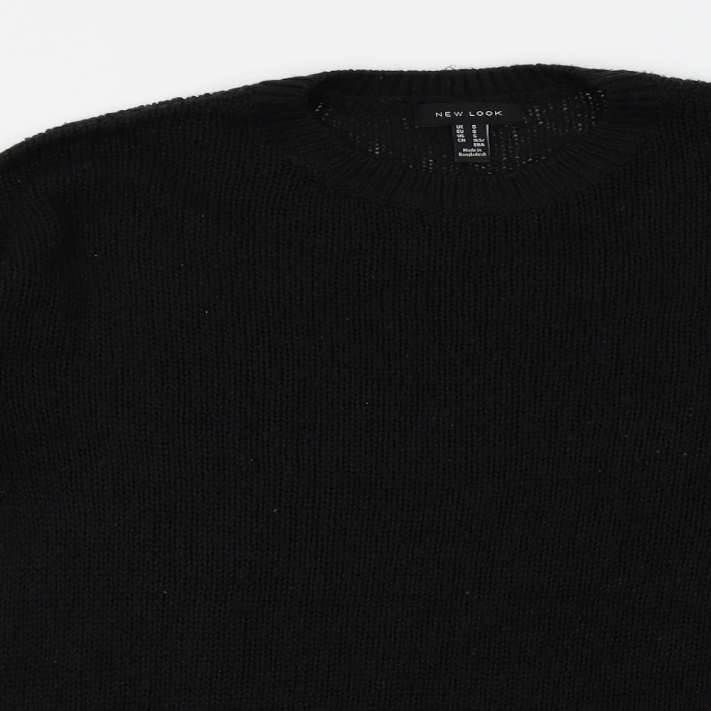 New Look Womens Black   Pullover Jumper Size S