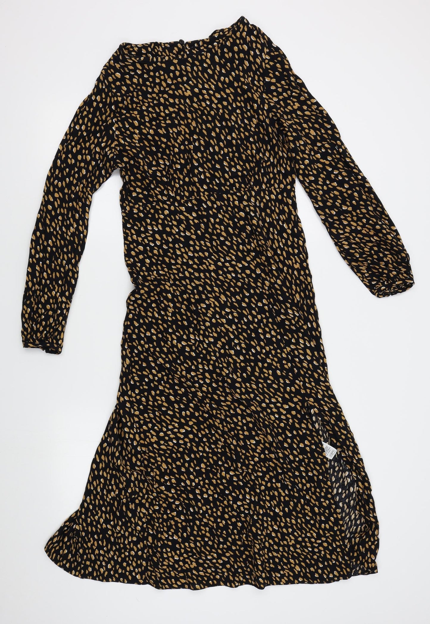 New Look Womens Gold   A-Line  Size 8
