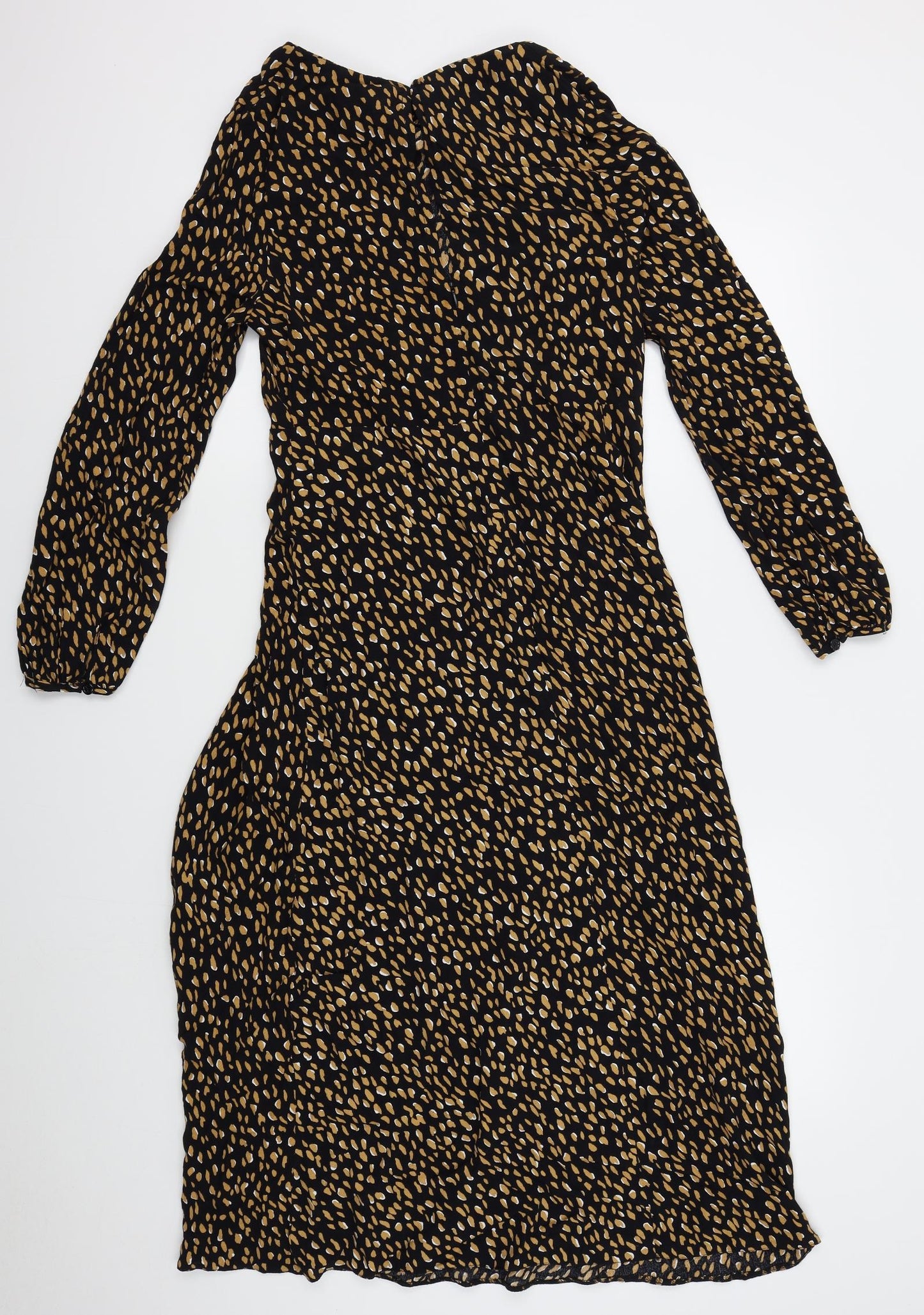 New Look Womens Gold   A-Line  Size 8