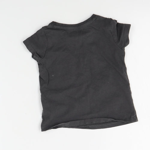 Nutmeg Boys Grey   Basic T-Shirt Size 2-3 Years