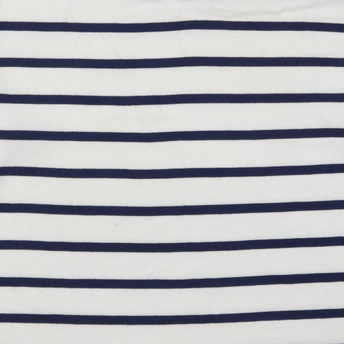 TU Womens Blue Striped  Pullover Jumper Size 14