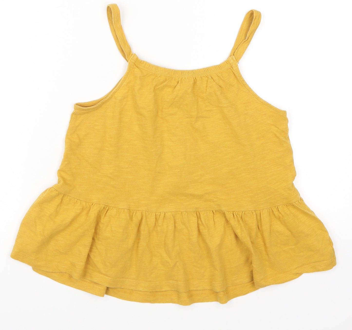F&F Girls Yellow   Basic T-Shirt Size 11-12 Years