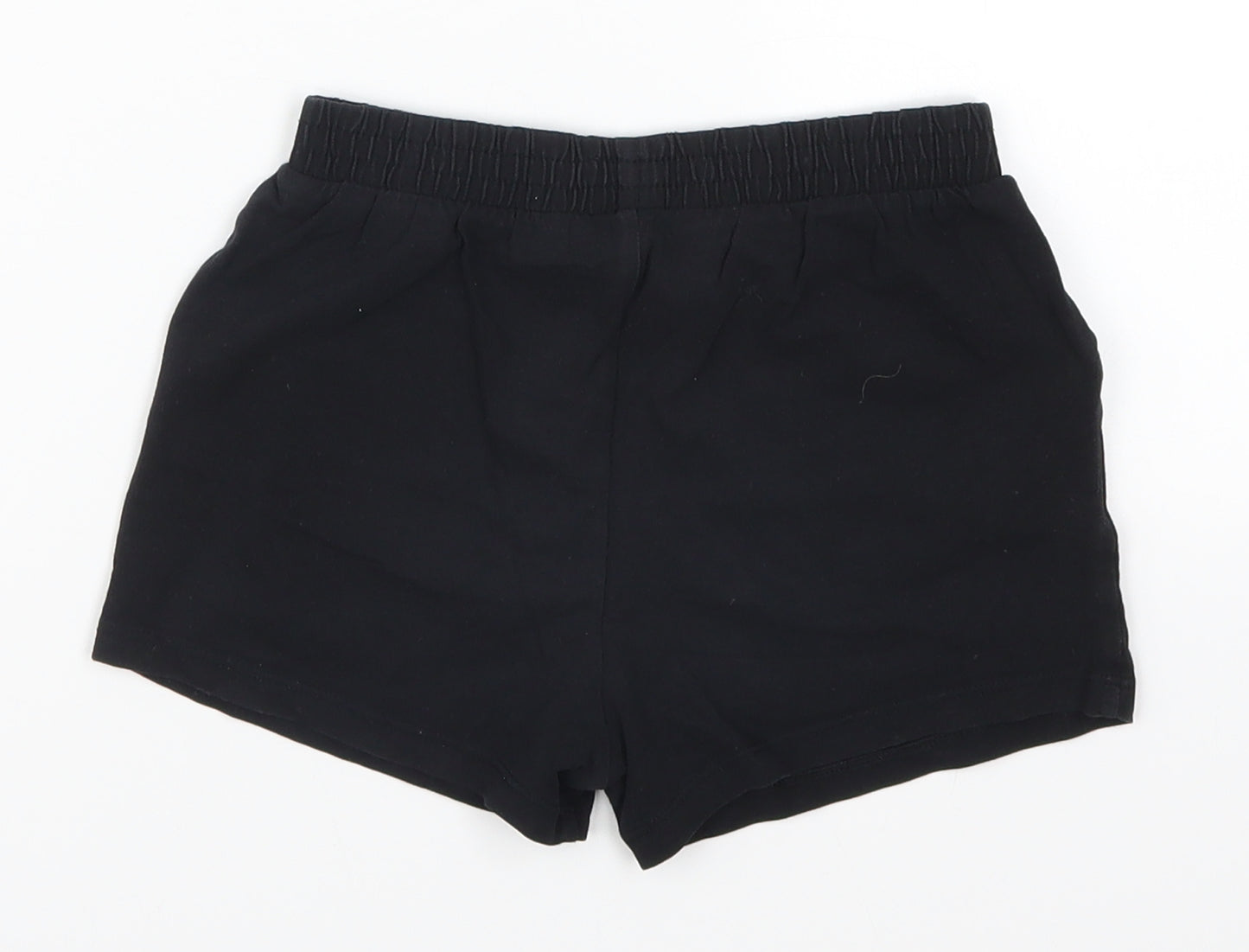 TU Girls Black   Sweat Shorts Size 7 Years