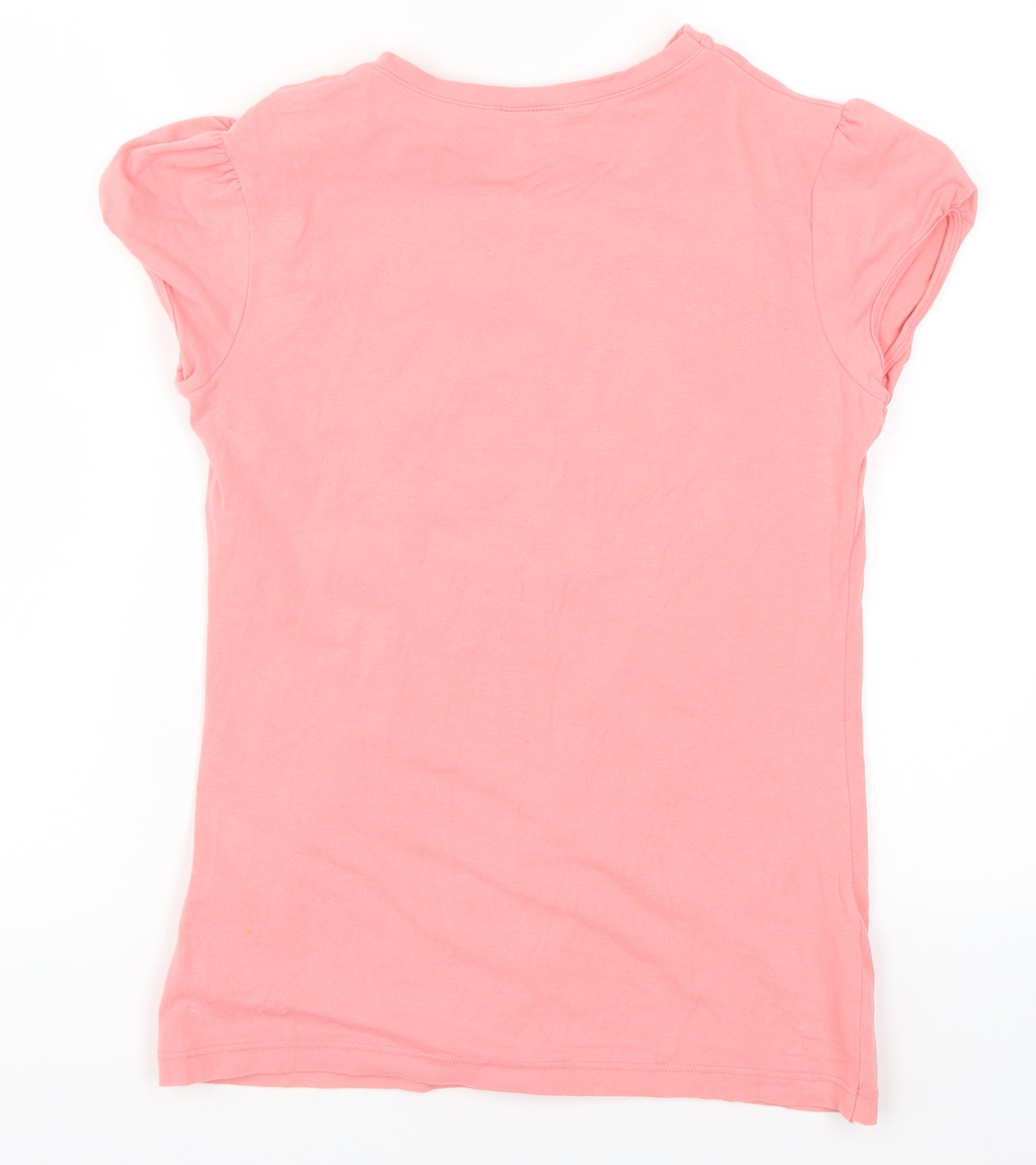 Glassons Womens Pink   Basic T-Shirt Size 14  - Apple Print