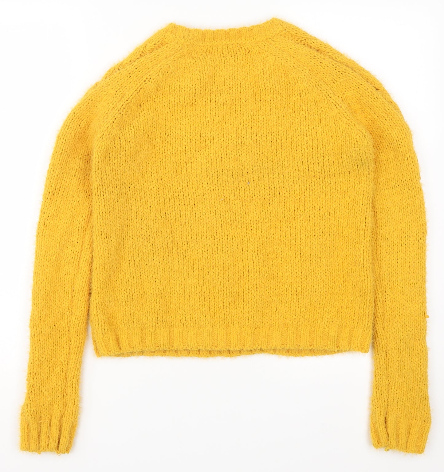 Primark Girls Yellow  Knit Pullover Jumper Size 12-13 Years
