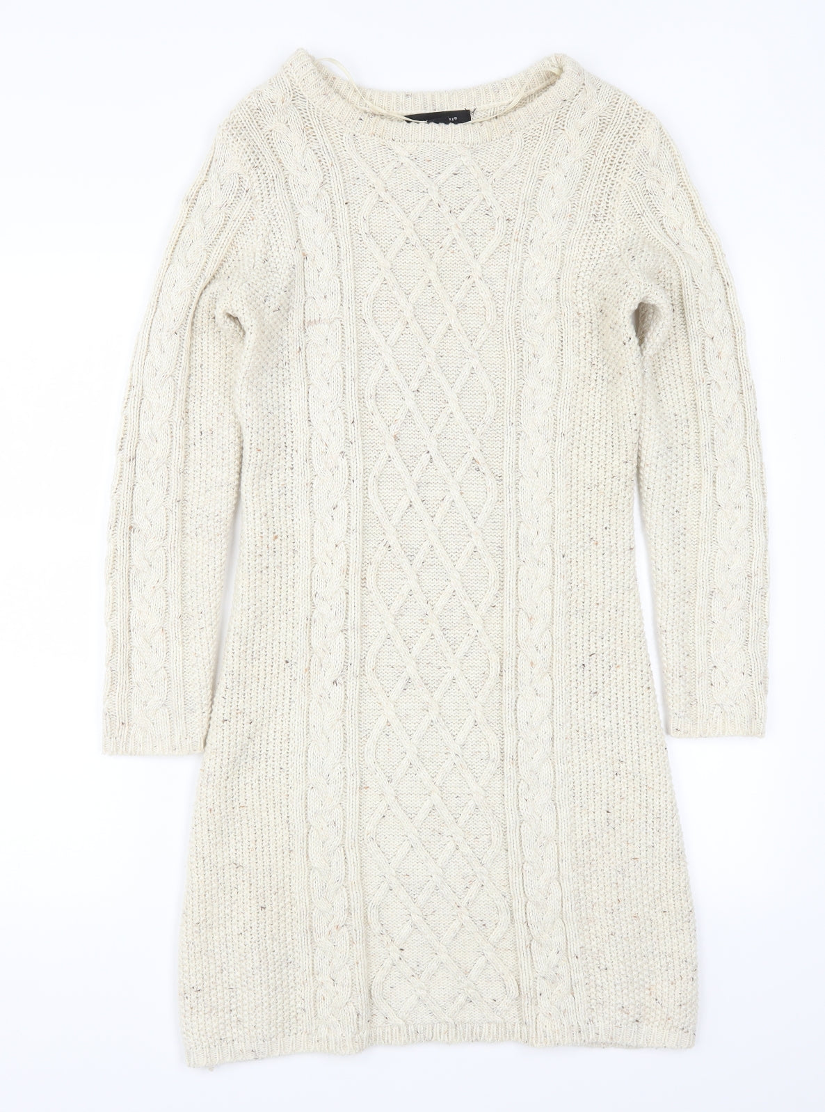 Atmosphere Womens Beige  Knit Jumper Dress  Size 8