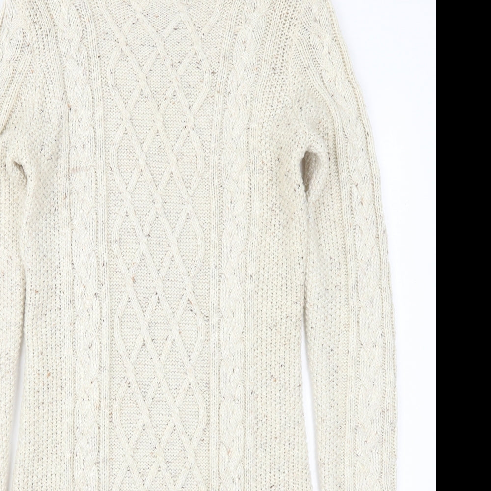 Atmosphere Womens Beige  Knit Jumper Dress  Size 8