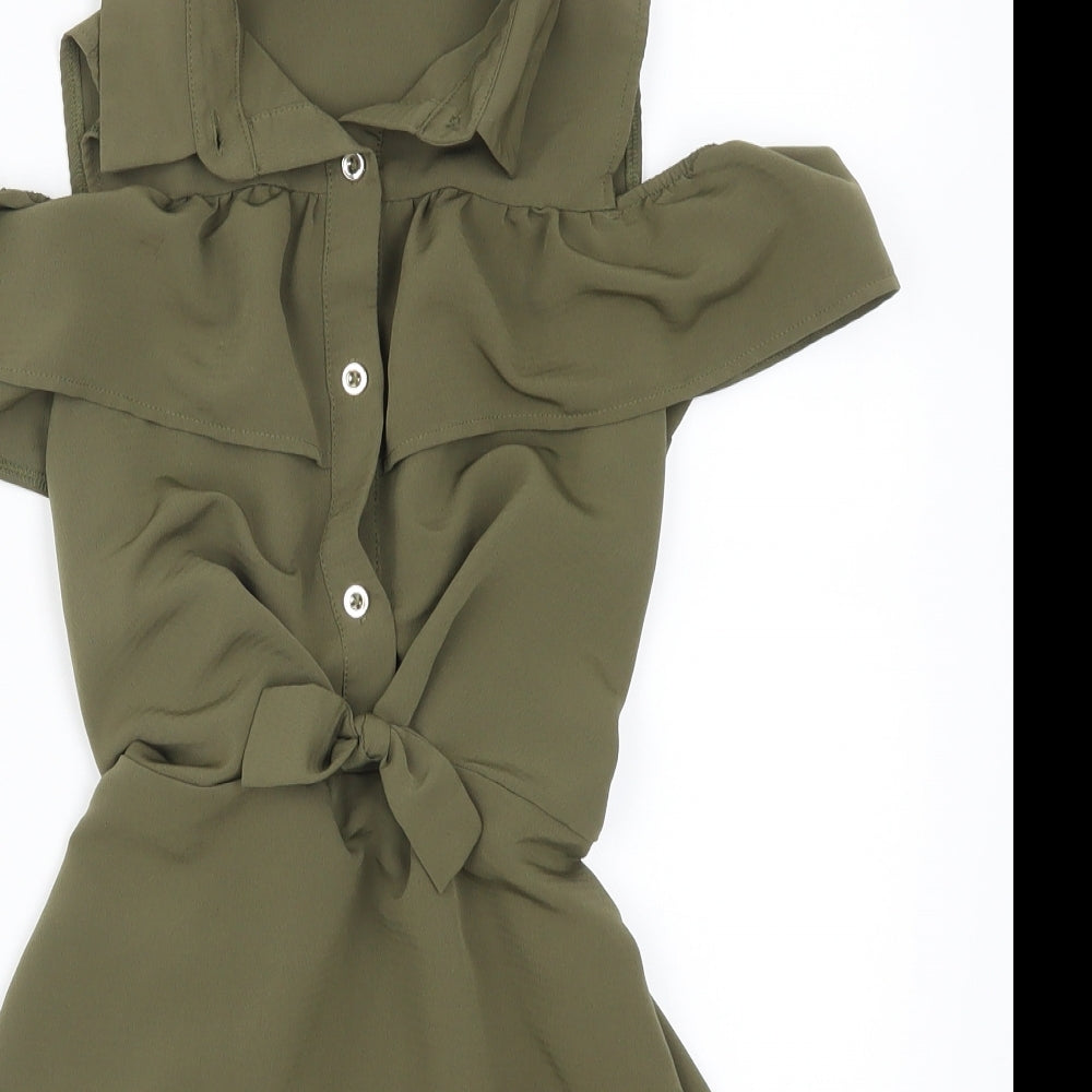 Primark Girls Green   A-Line  Size 10-11 Years