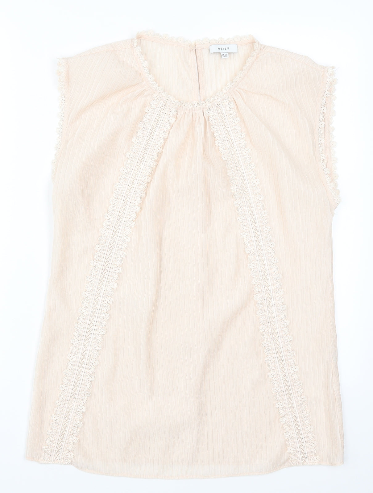 Reiss Womens Pink   Basic T-Shirt Size 10