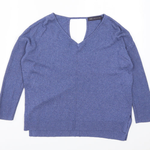 Marks and Spencer Womens Blue   Pullover Jumper Size 8