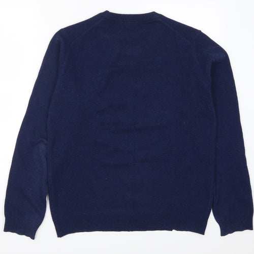 John Lewis Mens Blue  Knit Pullover Jumper Size M