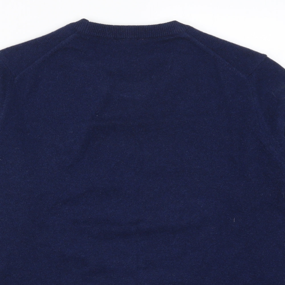 John Lewis Mens Blue  Knit Pullover Jumper Size M