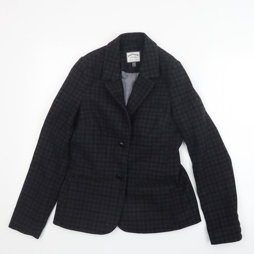 Fat Face Womens Blue Check  Jacket  Size 10