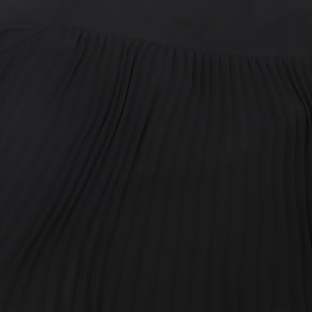 Very Womens Black   Basic Button-Up Size 14