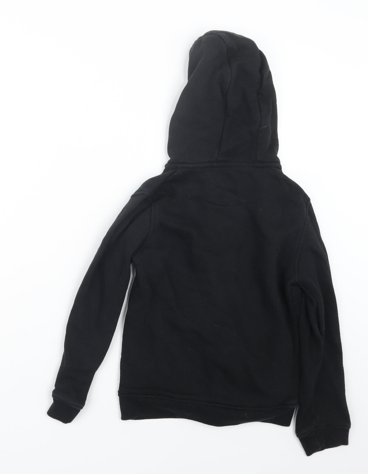 Primark Boys Black   Full Zip Hoodie Size 9-10 Years