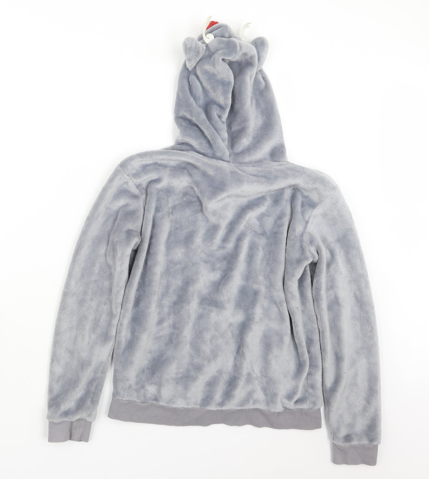 H&M Girls Grey   Pullover Hoodie Size 11-12 Years  - Christmas