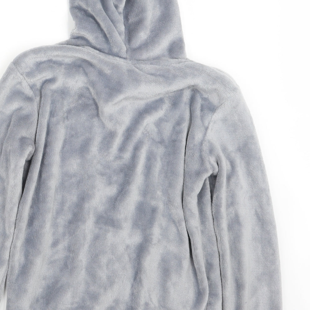 H&M Girls Grey   Pullover Hoodie Size 11-12 Years  - Christmas