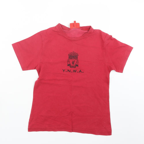 Liverpool FC Boys Red   Basic T-Shirt Size 7-8 Years  - Liverpool FC