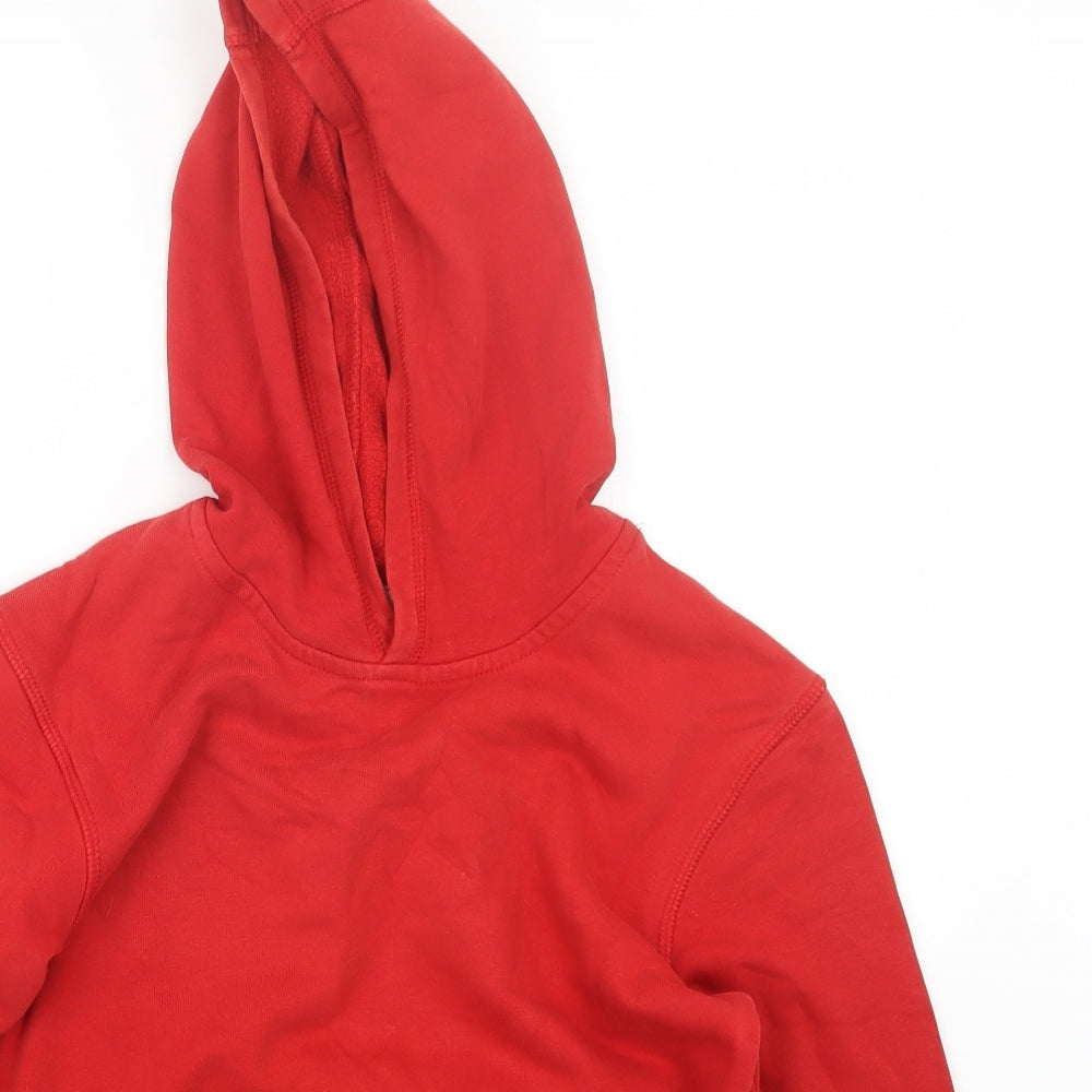 George Boys Red   Pullover Hoodie Size 9-10 Years