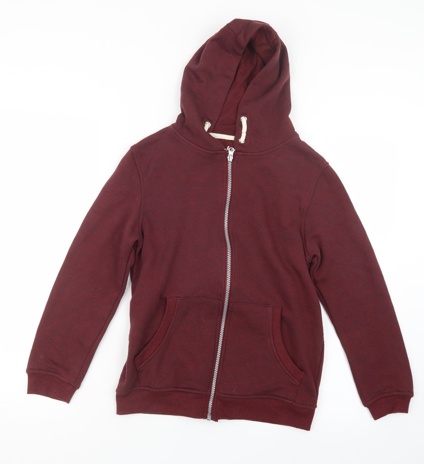 Rebel Boys Red   Full Zip Hoodie Size 11-12 Years