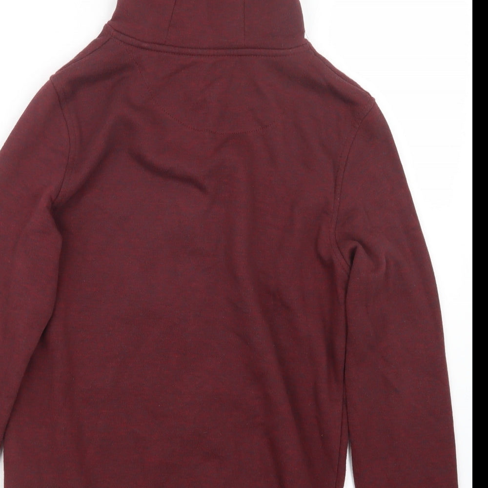 Rebel Boys Red   Full Zip Hoodie Size 11-12 Years