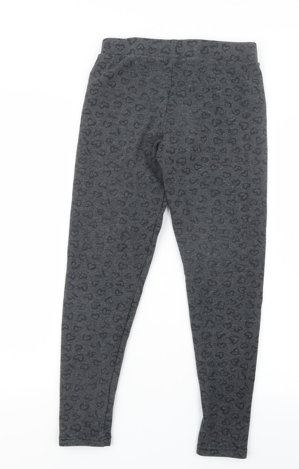 Primark Girls Grey Geometric  Jogger Trousers Size 12-13 Years
