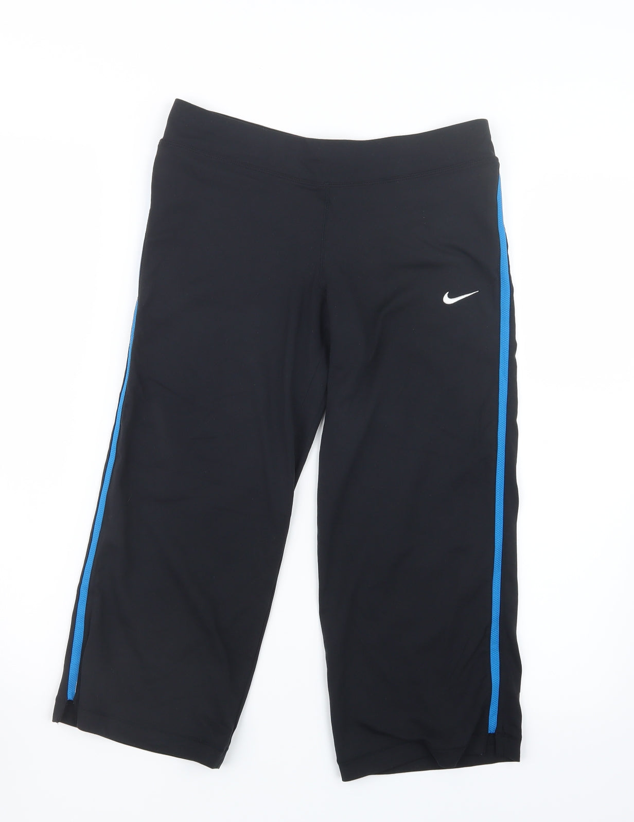 Nike Womens Black   Cropped Leggings Size 8 L19 in