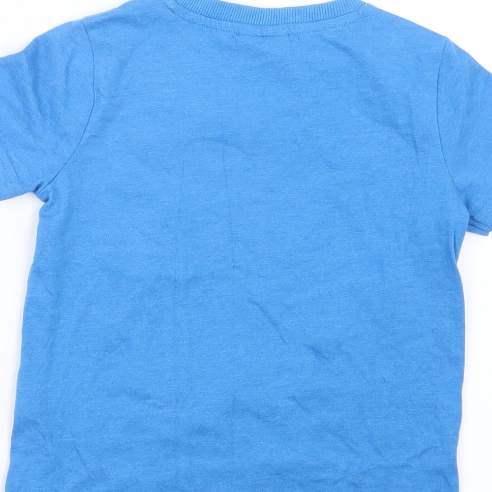 Disney Boys Blue   Basic T-Shirt Size 3-4 Years  - Olaf