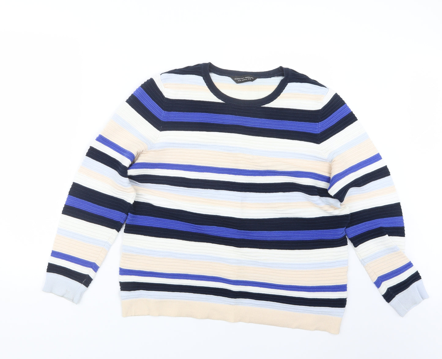 Dorothy Perkins Womens Blue   Pullover Jumper Size 16