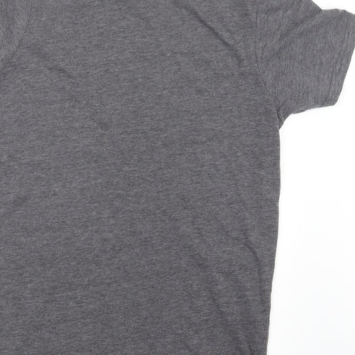 JHK Mens Grey    T-Shirt Size M