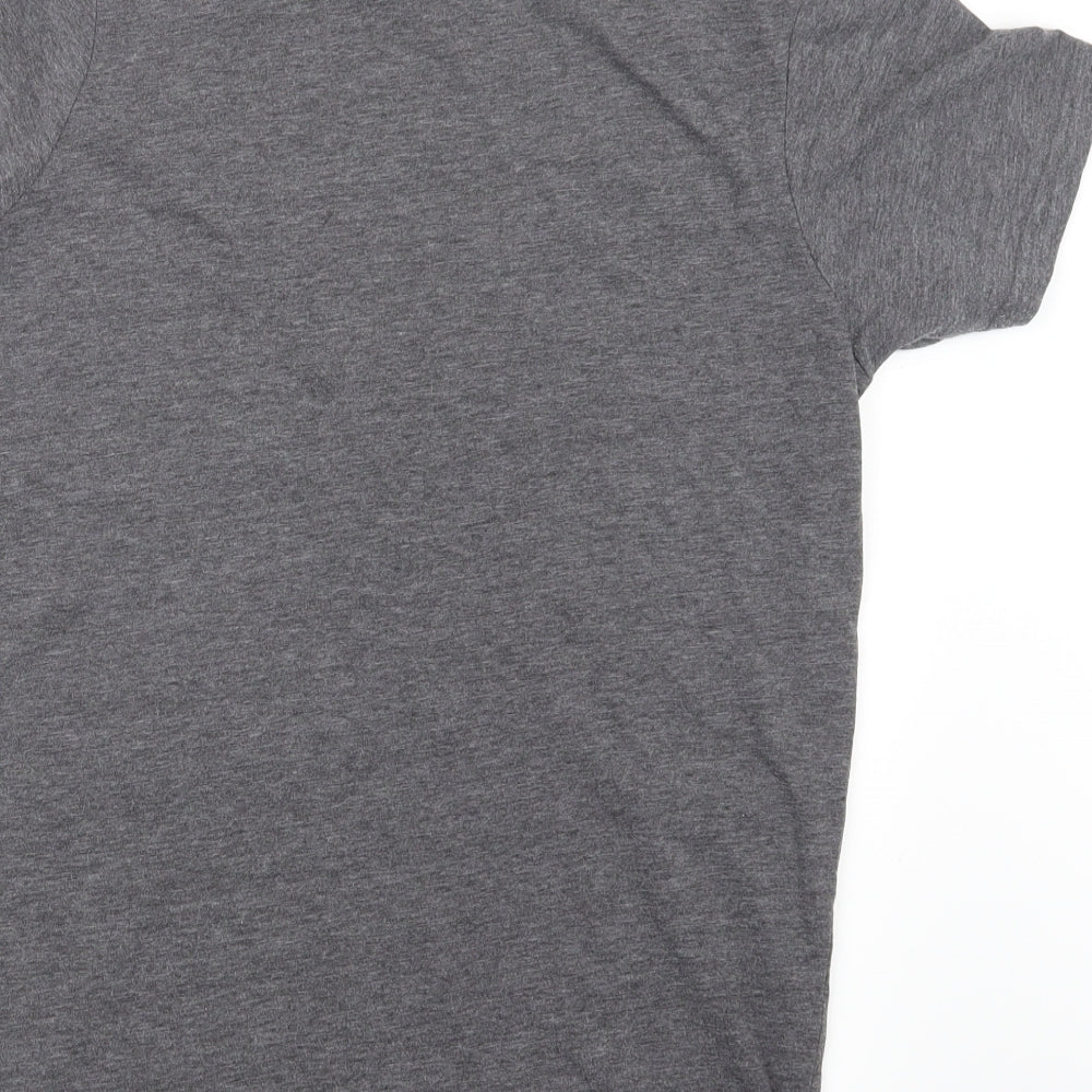 JHK Mens Grey    T-Shirt Size M