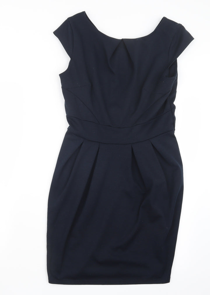 Dorothy Perkins Womens Blue Shirt Dress Size 12