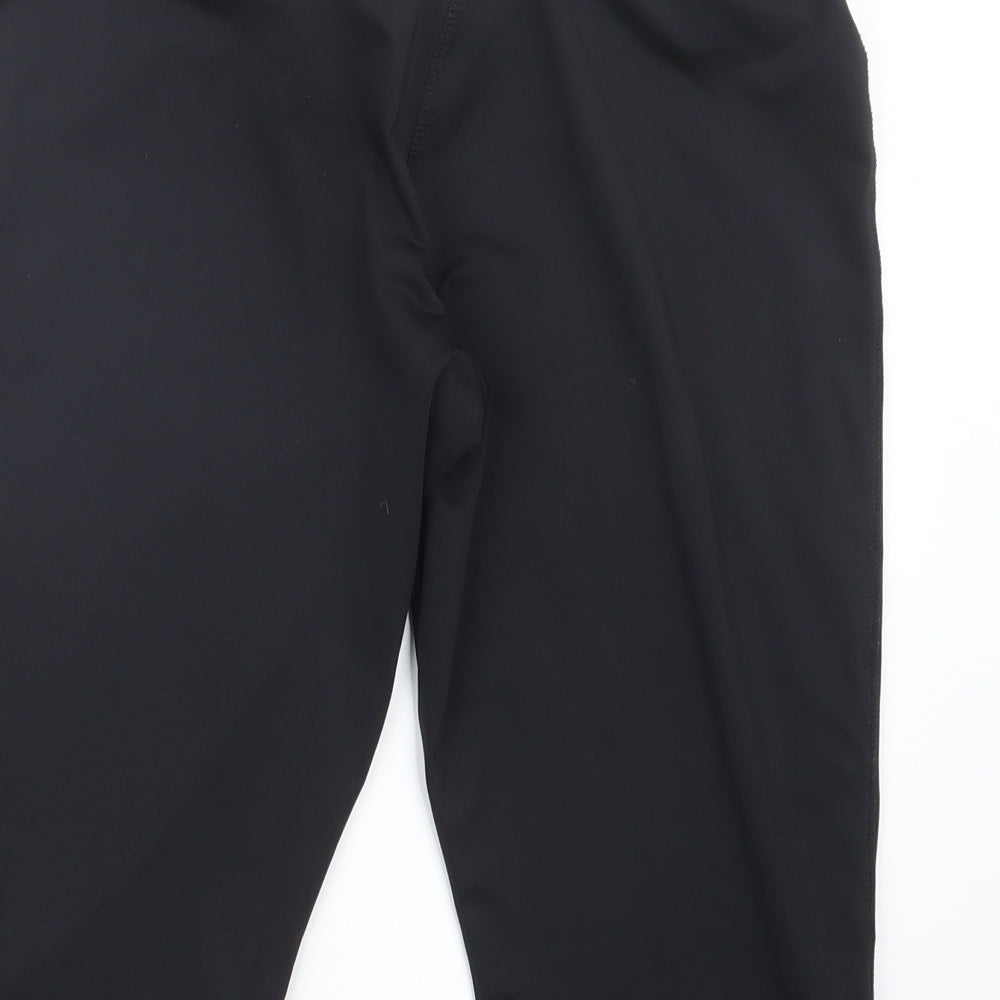 Crivit Womens Black   Cropped Leggings Size 18 L18 in