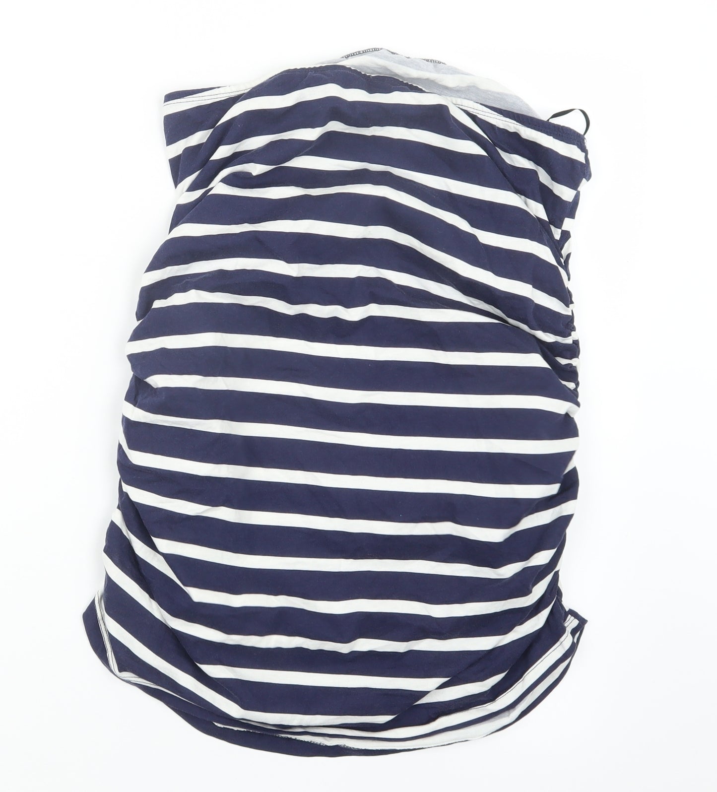 Dorothy Perkins Womens Blue Striped  Basic T-Shirt Size 14