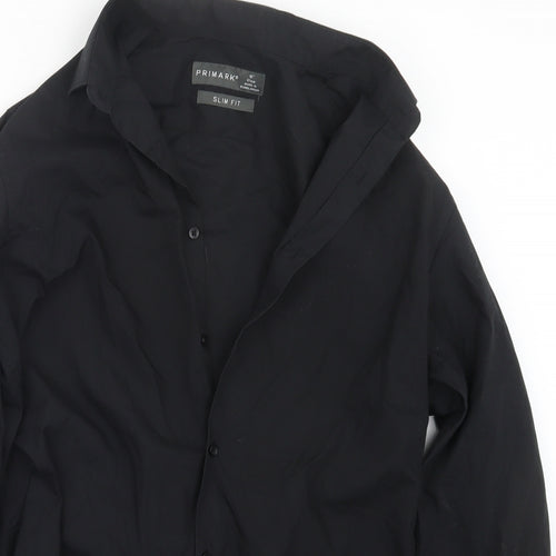 Primark Mens Black    Button-Up Size 16